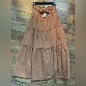 Rust Orange MIDI Anthropologie Dress. NWT.